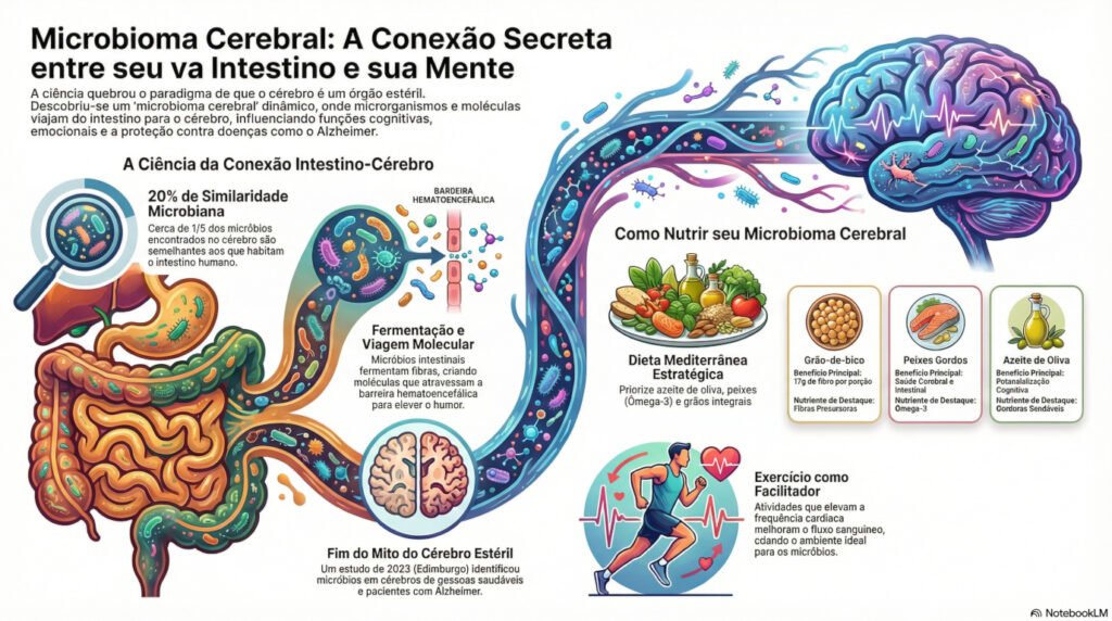 infográfico do microbioma