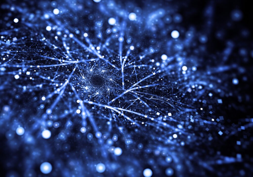 arte simbolizando uma rede de neurônios.