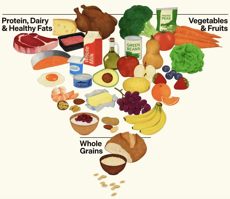 nova pirâmide alimentar