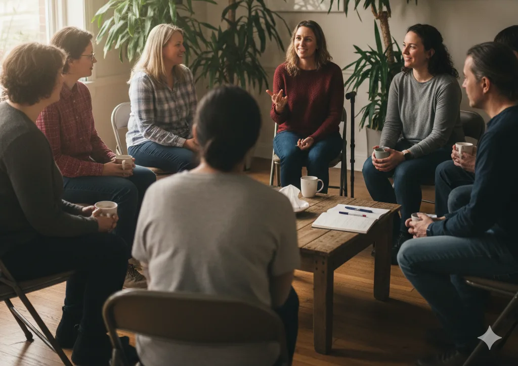 grupo de apoio para pessoas com neuro divergência.