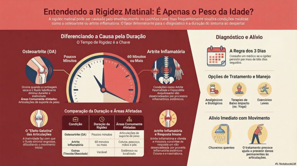 infográfico da dor matinal.