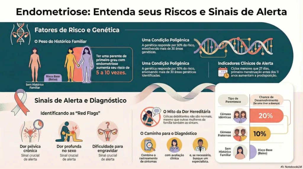 infográfico da endometriose.