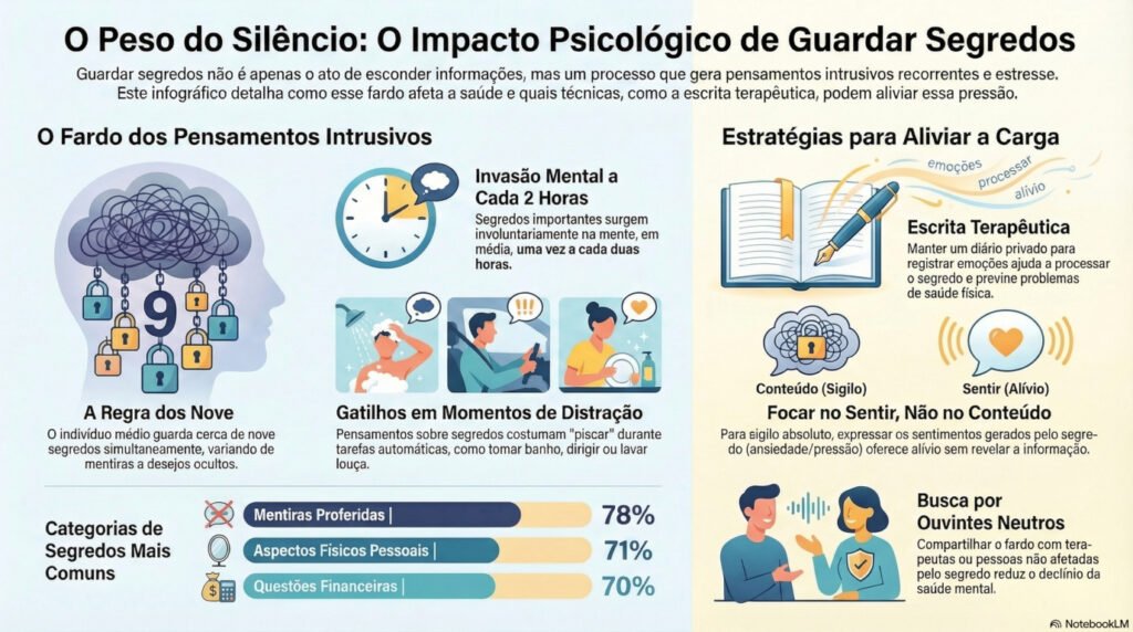 infográfico do segredo mental