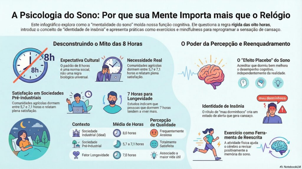 infográfico da psicologia do sono.